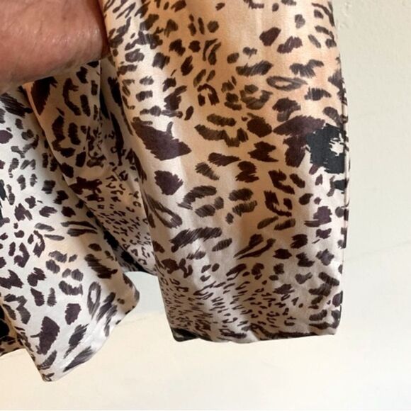 Steve Madden Romper Cheetah Print Stretch w/ Belt Animal Print Medium Gorgeous - Picture 3 of 7